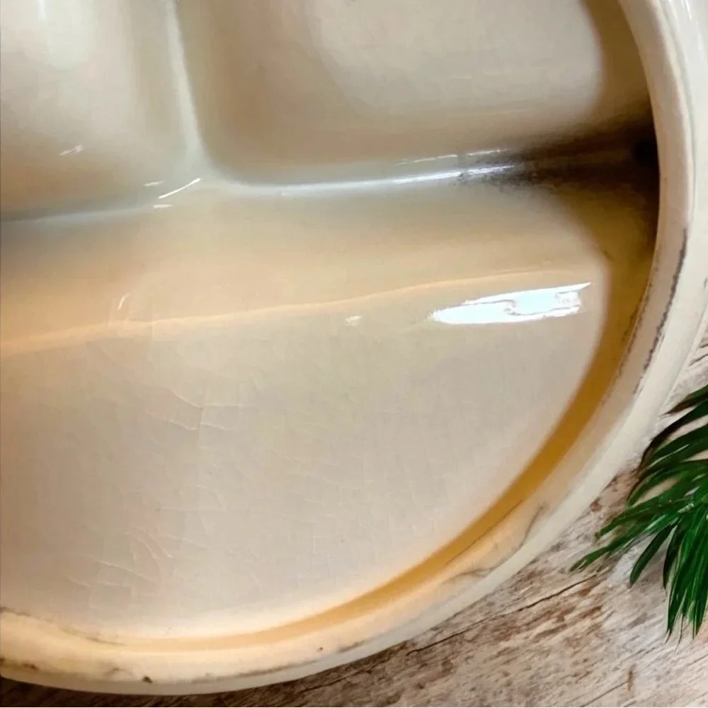 VINTAGE 1930s Salem China Co. Child’s Baby Feeding Dish/Bowl - Hey Diddle Diddle